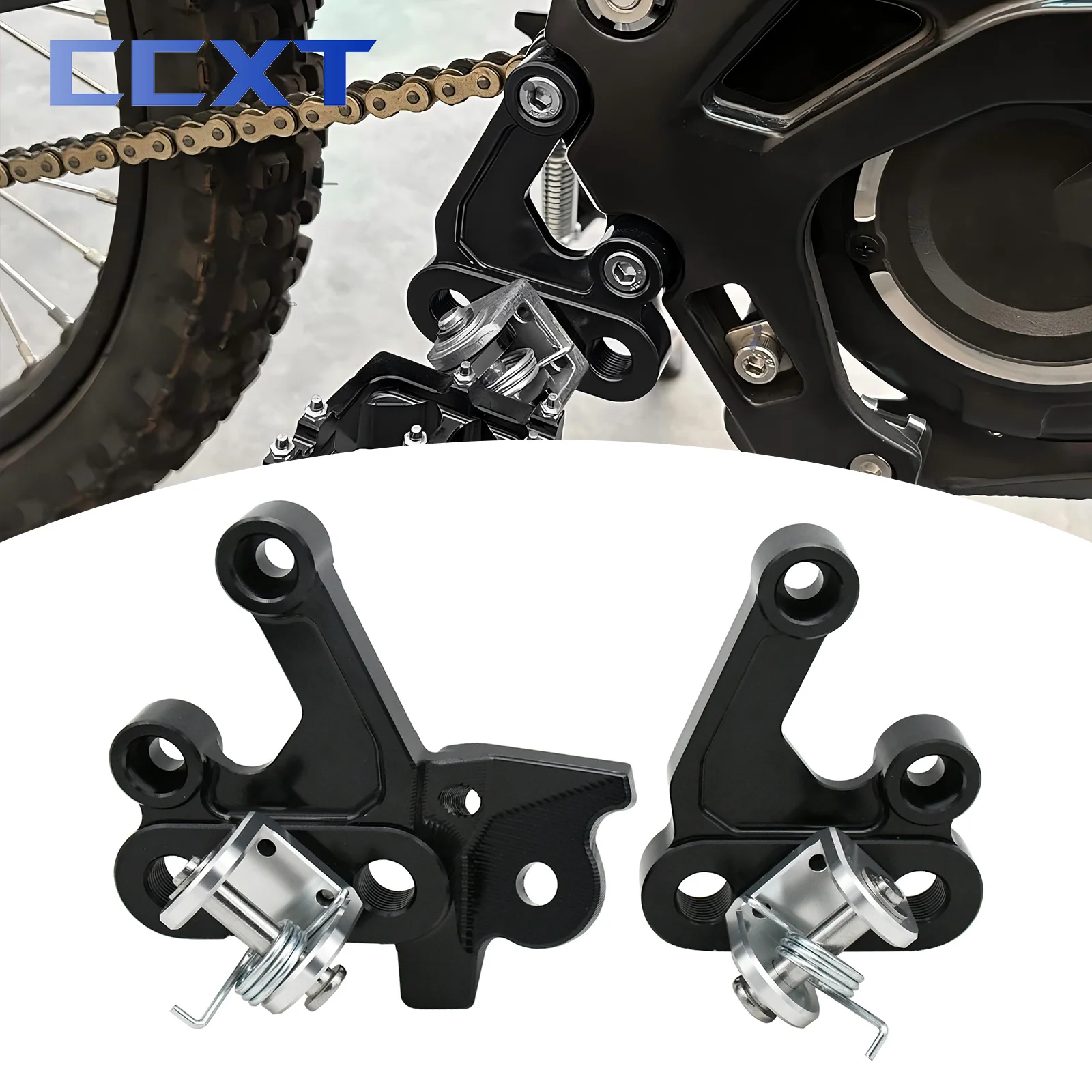 Electric Dirt Pit Bike Pedal Mount Support Bracket Foot Pegs Fixing Bracket Rests For Surron Light Bee X S For Segway X160 X260