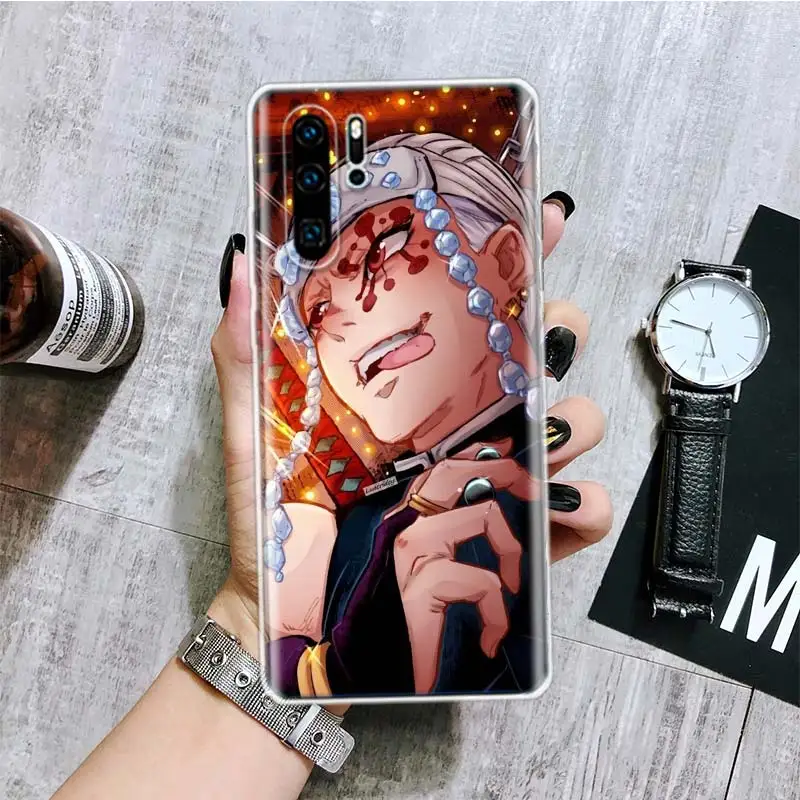 Demon Slayer Uzui Tengen Phone Case For Huawei Honor 10 9 20 9X 8A 8X 8S Lite Pro Y5 Y6 Y7 Y9S P Smart Z 2019 2021 10i 20i Cover