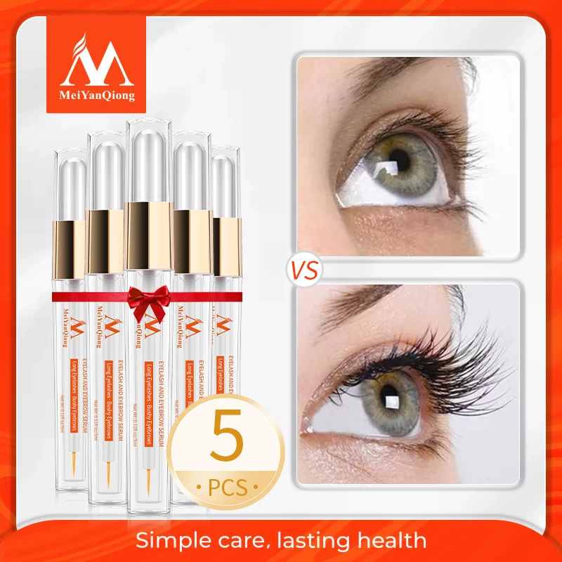 5PCS/lot Eyelash Growth Enhancer Natural Medicine Treatments Lash Eyelash Serum Mascara Eyelash Serum Lengthening Eyebrow Growth