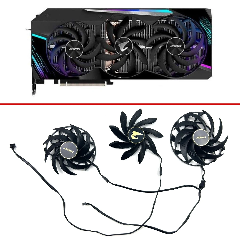 

NEW Cooling Fan PLD10015B12H RTX3090 3080 3070TI XTREME GPU Fans For Gigabyte AORUS GeForce RTX 3070 3080 3090 XTREME graphics