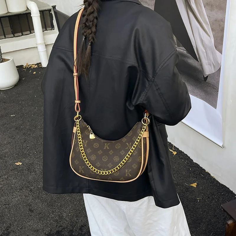 

2025 Women‘s Vintage Shoulder Crossbody Bag, Retro Genuine Leather Multi-way Tote Purse, Quilted Large Capacity Handbag