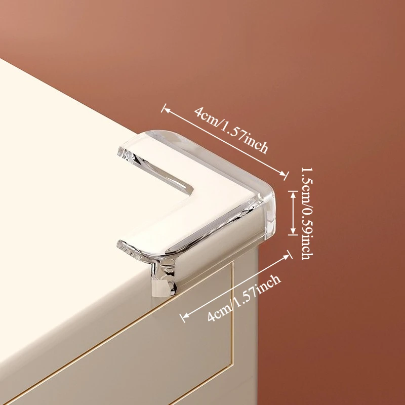 4/8/16pcs Transparent Corner Protectors Anti-Scratch Right-Angle Edge Guards Suitable for Furniture Corner Protection Covers