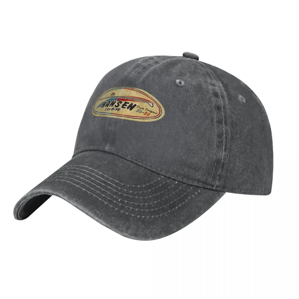 

Vintage Longboard Surfing T shirt sixties Hansen style decal Logo Baseball Cap Dropshipping Women's Beach Outlet Men's