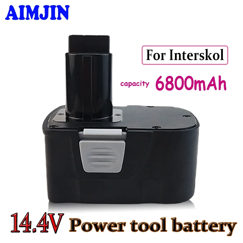 6800mAh 14.4V Ni-CD battery replacement for the power tool battery for Interskol H 14.4V cordless drilling rig