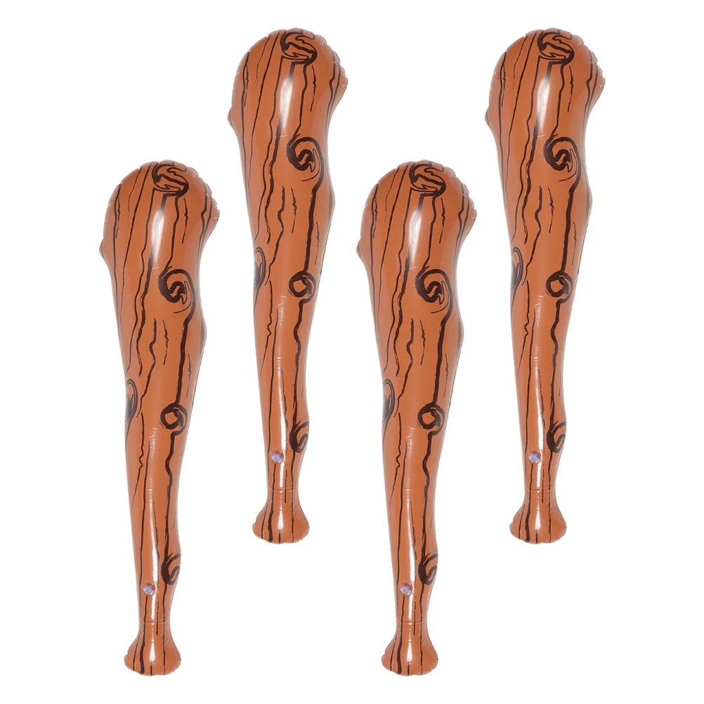 Inflatable Baseball Bat Party Supplies Plastic Props Cheering Stick Small Fake Wood Toys