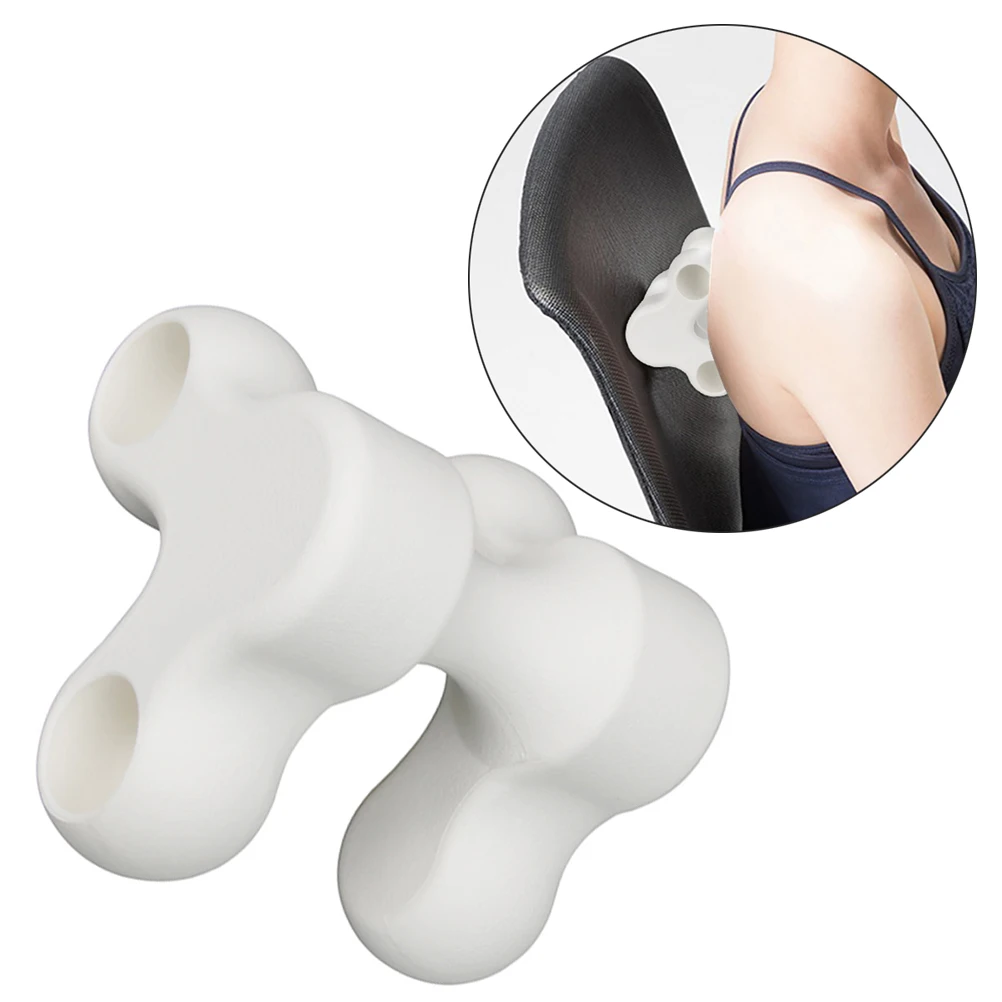 

Самомассажер, инструмент для триггерной терапии, массаж глубоких тканей, портативный полипропиленовый белый самомассажер в форме кости позвоночника