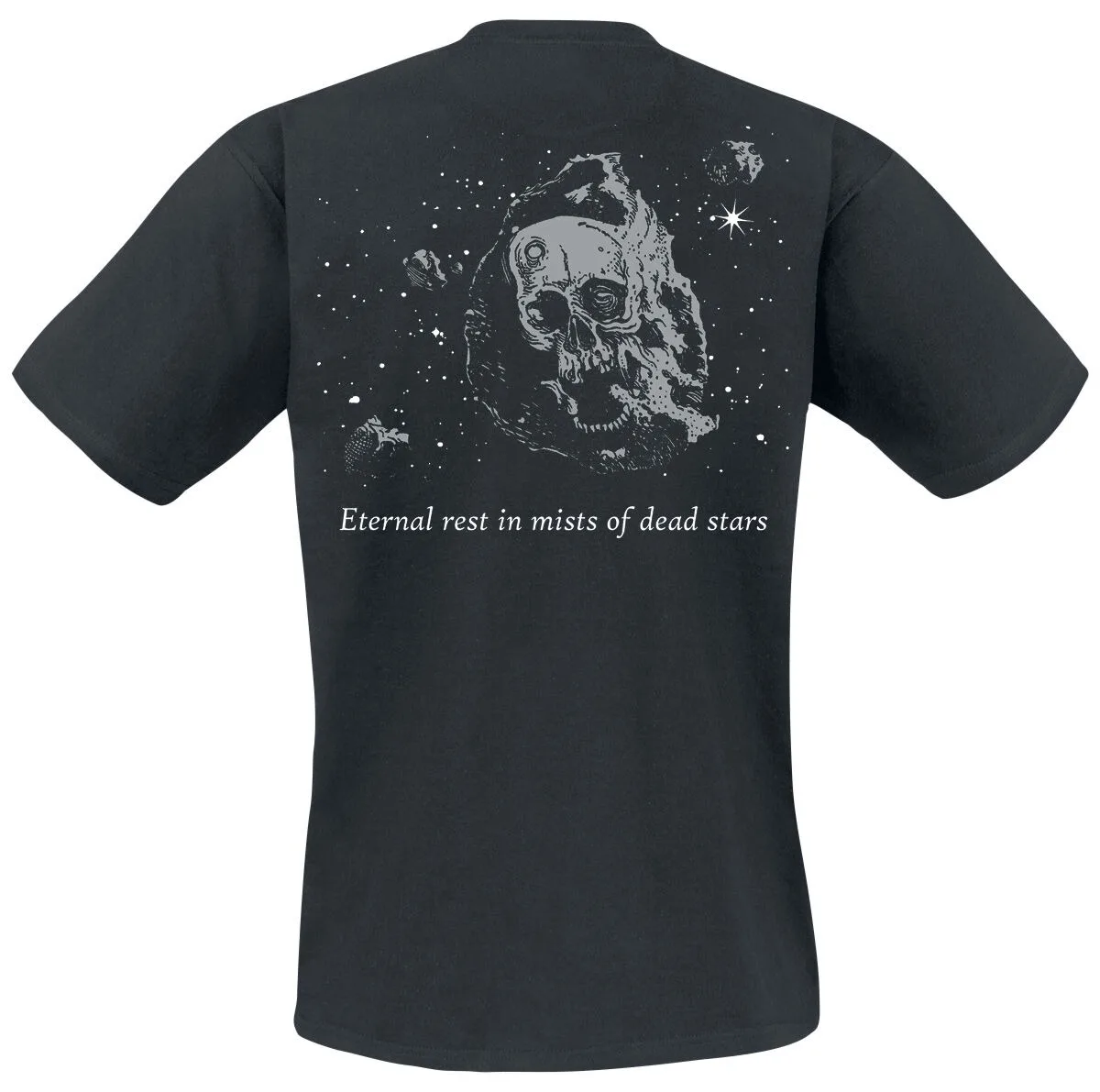 Blood Incantation Cosmic Skeleton Train Unisex Cotton T-shirt Galaxy Print Death Metal Tee