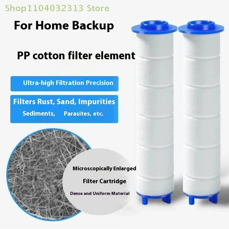 10Pcs Set Universal Shower Head Replacement with PP Cotton Filter Water Purification Bathroom Accessory for Cleaner Water