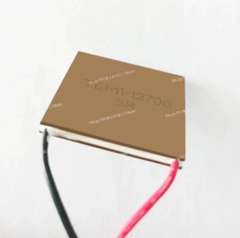 TEM1-12706 40x40mm Thermoelectric Cooler: 12V 6A Peltier Module, C1206 Grade, DLC Coated, TEC1-12706 Equivalent