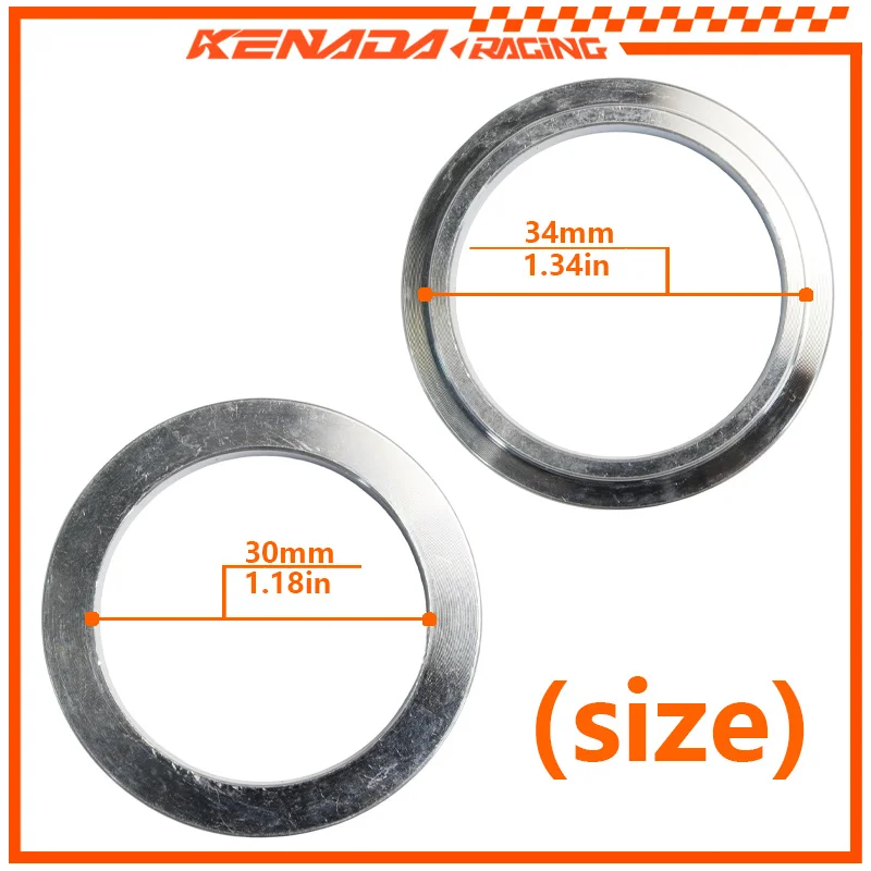 KENADA RACING Alum Stepped Exhaust Gasket ID30 OD40mm For PCX150/160 Click125/150/160 Vario125/150/160 ADV150/160 view 2