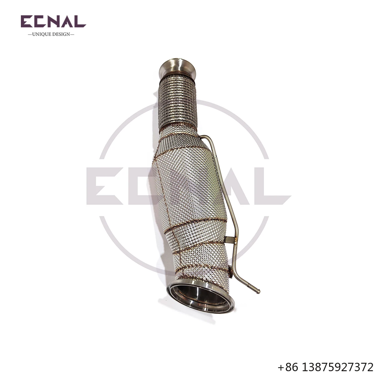 

Ecnal for G32 640i B58 3.0T with Opf No Engine Light Insulated Stainless Steel Exhaust Downpipe