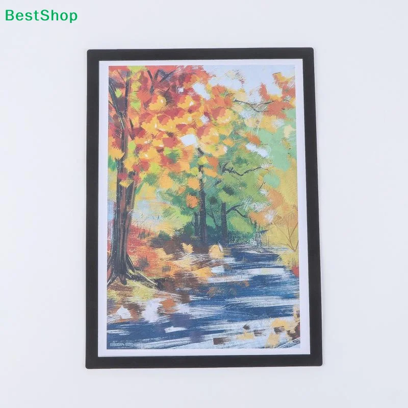 5 Pcs A4 Magnetic Display Board Wall Stick Frame Photo Certificate Adhesive Wall Frame Office Frame No Drilling Required Frame
