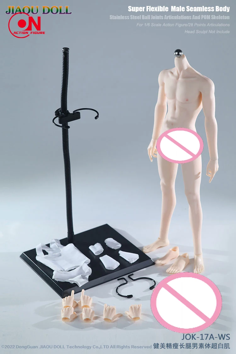

1/6 масштаб кукла JIAOU JOK-17A мужской солдат съемная нога тонкие длинные ноги супер гибкое бесшовное тело 12 "модель экшн-фигурки