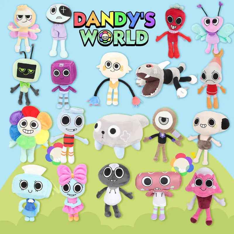 

В наличии новый игровой персонаж Dandy's World, плюшевая игрушка, коллекция товаров, украшение, модель, игрушка, подарок на день рождения