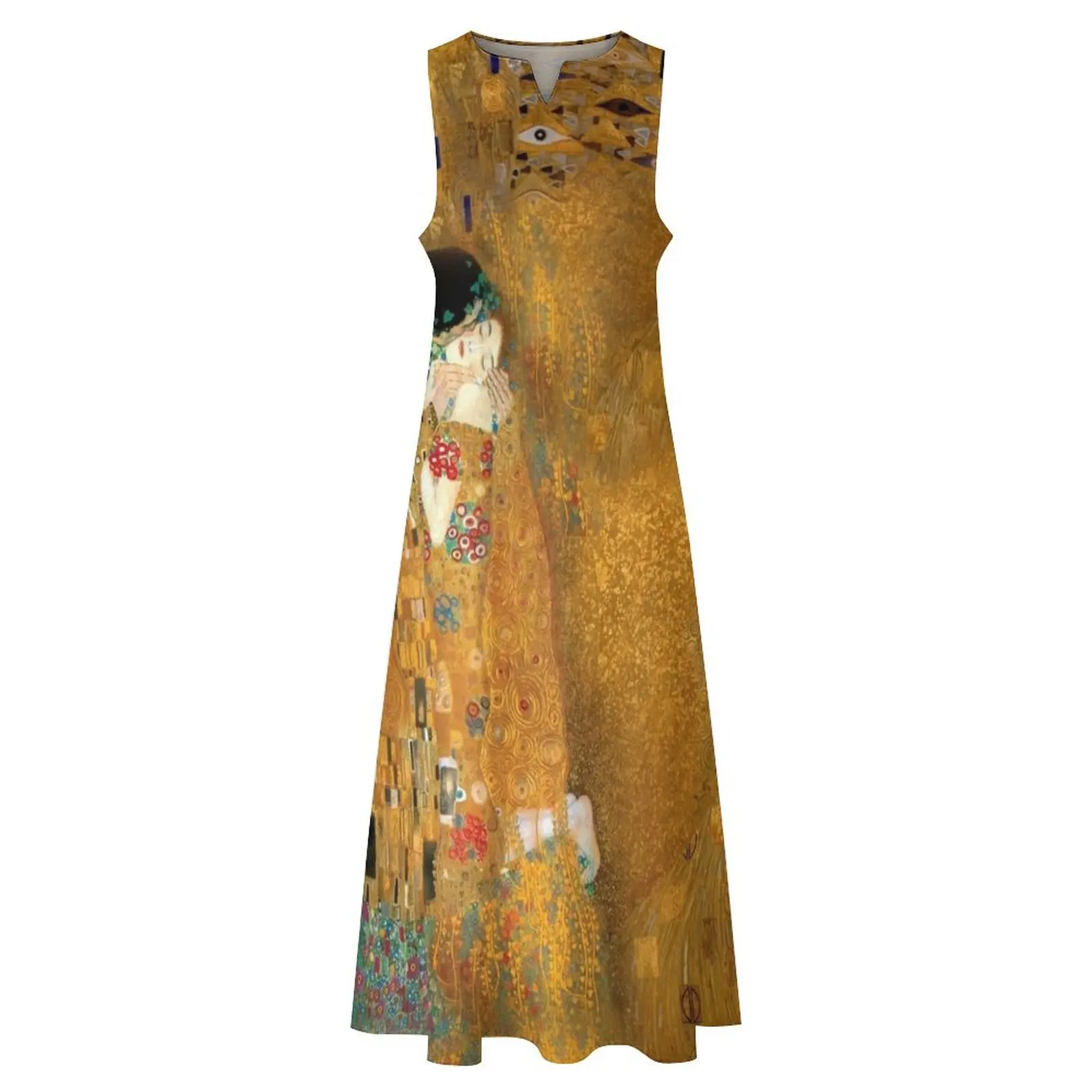 Klimt - Woman in Gold - The Kiss Long Dress dresses women summer 2024 sensual sexy dress for women Dance dresses