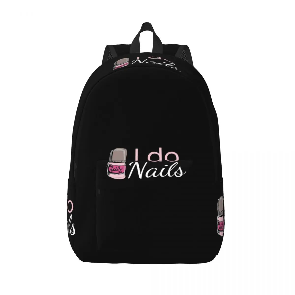

I Do Nails Fingernail Manicure Studio Student Backpack School Bag Hiking Travel Daypack for Boys Girls Bookbag Shoulder Bags