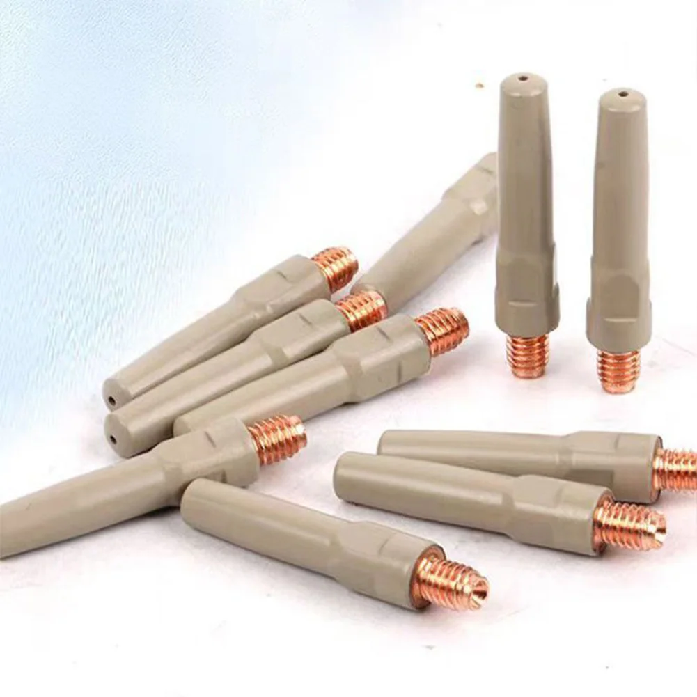 

10PCS Non-Stick Coating Welding Tips Welding Torch Accessory 40*1.2mm Secondary Protection Welding-gun Coating Nozzle Tools
