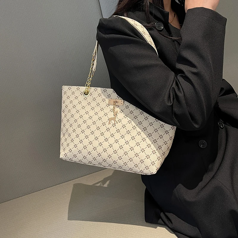 2024 Herbst und Winter Neue Presbyopie-Handtasche Schultertasche Große Kapazität Einkaufstasche Damentasche – Detail 11