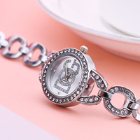 2022 Luxury Brand Women Rhinestone Fashion Full Steel Bracelet Watch Casual Boutique Ladies Dress Elegant Quartz Wristwatch