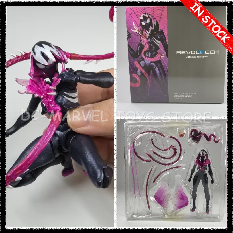 

В наличии: Фигурка Кэйдженом (Кенвеном) Ямагучи из Revoltech Amazing, в стиле Веномизированного Гвен Стейси, аниме-модель, подарок, игрушка