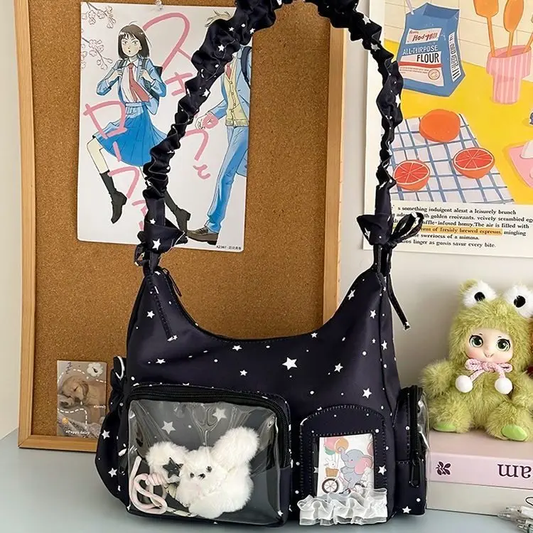 Japanese New Star Boston Lta Bag Soft Girl Small Food Korean One-shoulder Crossbody Two-dimensional Comic Show Millet Bags Women