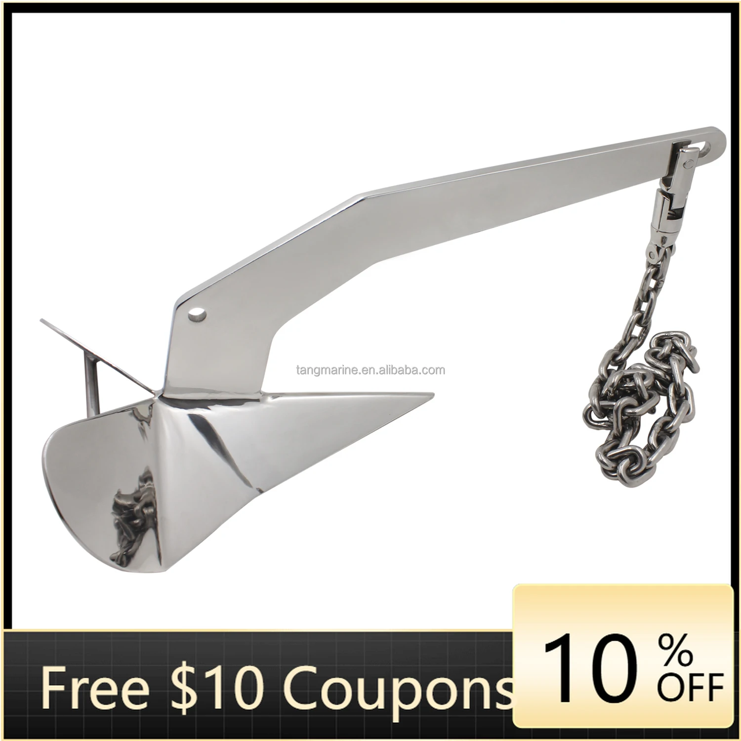 

STLF Marine Hardware Boat Parts AISI 316 Stainless Steeldelta Anchor 316ssmine Anchor