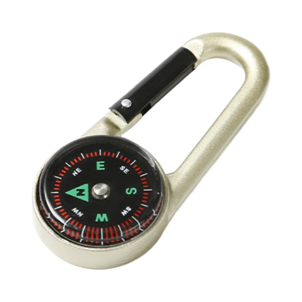 For Accurate Navigation Survival Tool Clip Hiking Navigation Tool 360 Degree Scale Markings Red Arrow Indicator