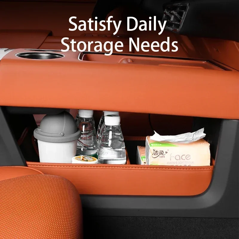 For LI LiXiang L6 L7 L8 Air/Pro L8 Max/Ultra L9 Storage Box Under The Car Center Console Armrest Box Storage Box for Lixiang