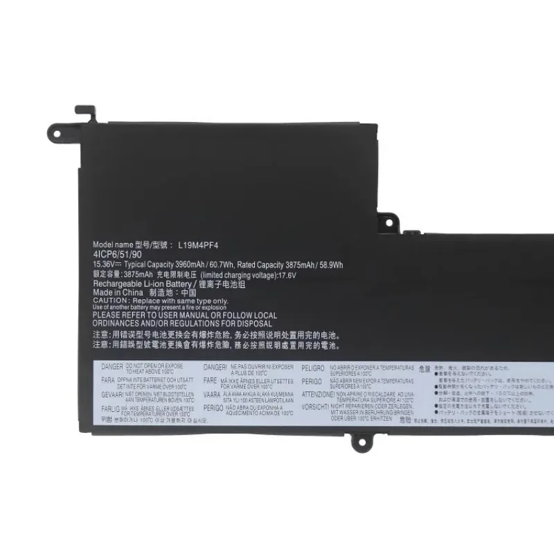 Imagem -02 - Bateria do Portátil para Lenovo Yoga Slim 714are 14s 14 S750-14 L19d4pf4 L19m4pf4 15.36v 7wh 2023 14