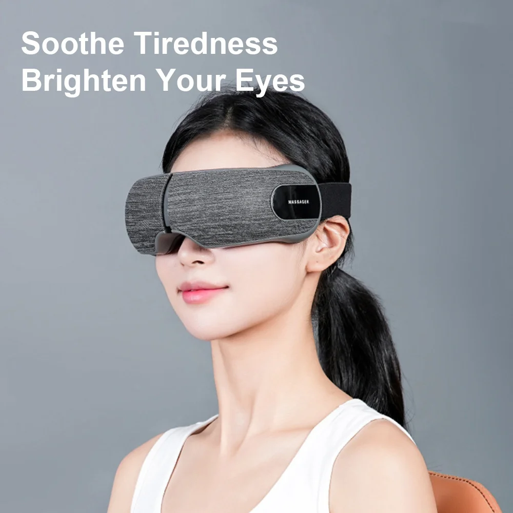 Bluetooth Music Eye Massager Charging Electric Vibration Eye Protection Device Relax Eye Muscle Sleep Mask Eye Care Massage Tool view 5