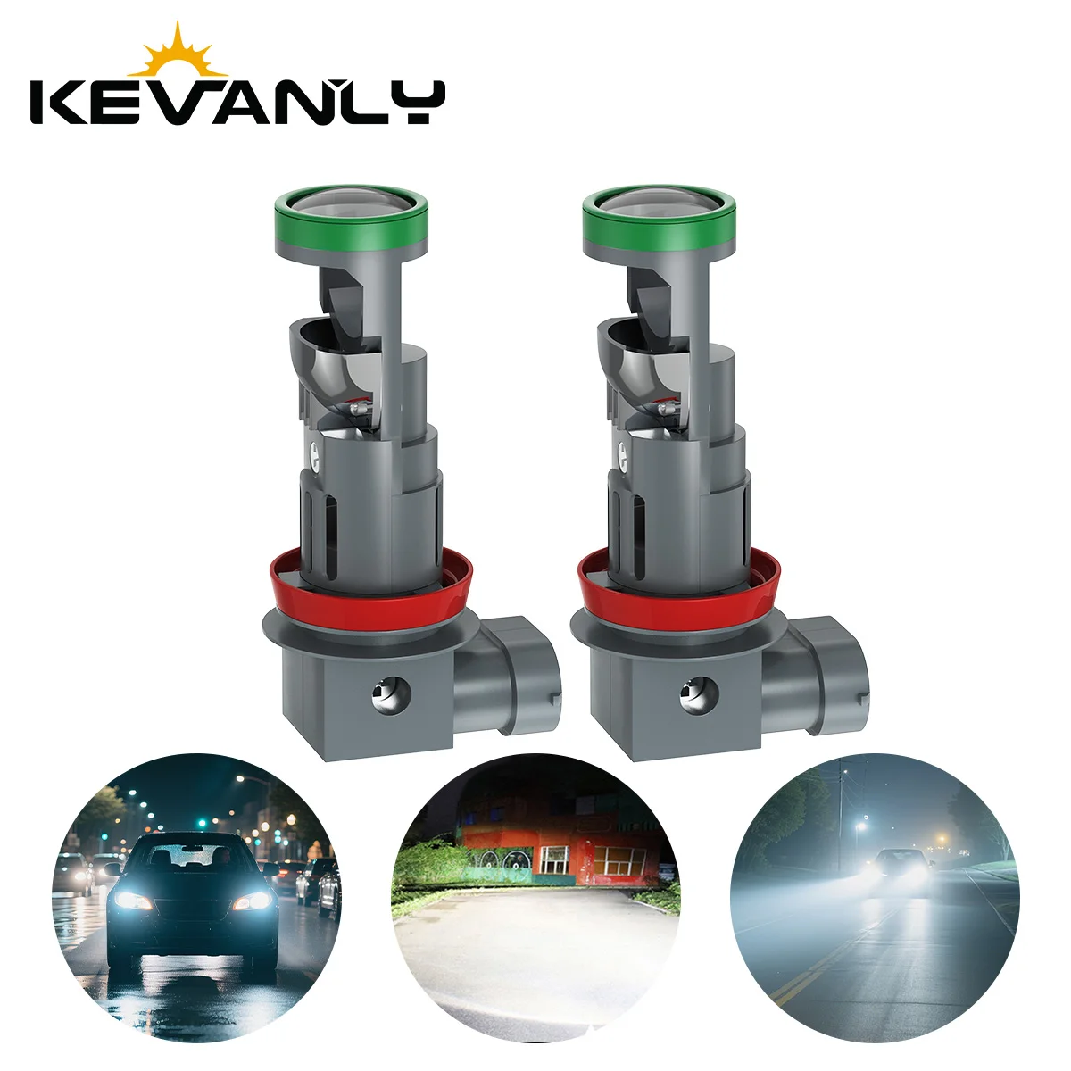 

52W 2PCS H4 H7 Car LED Headlight Blubs With Fan 12V 6000K Fog Light IP67 White Driving Running Light Car Accessories Hi Lo Lamp