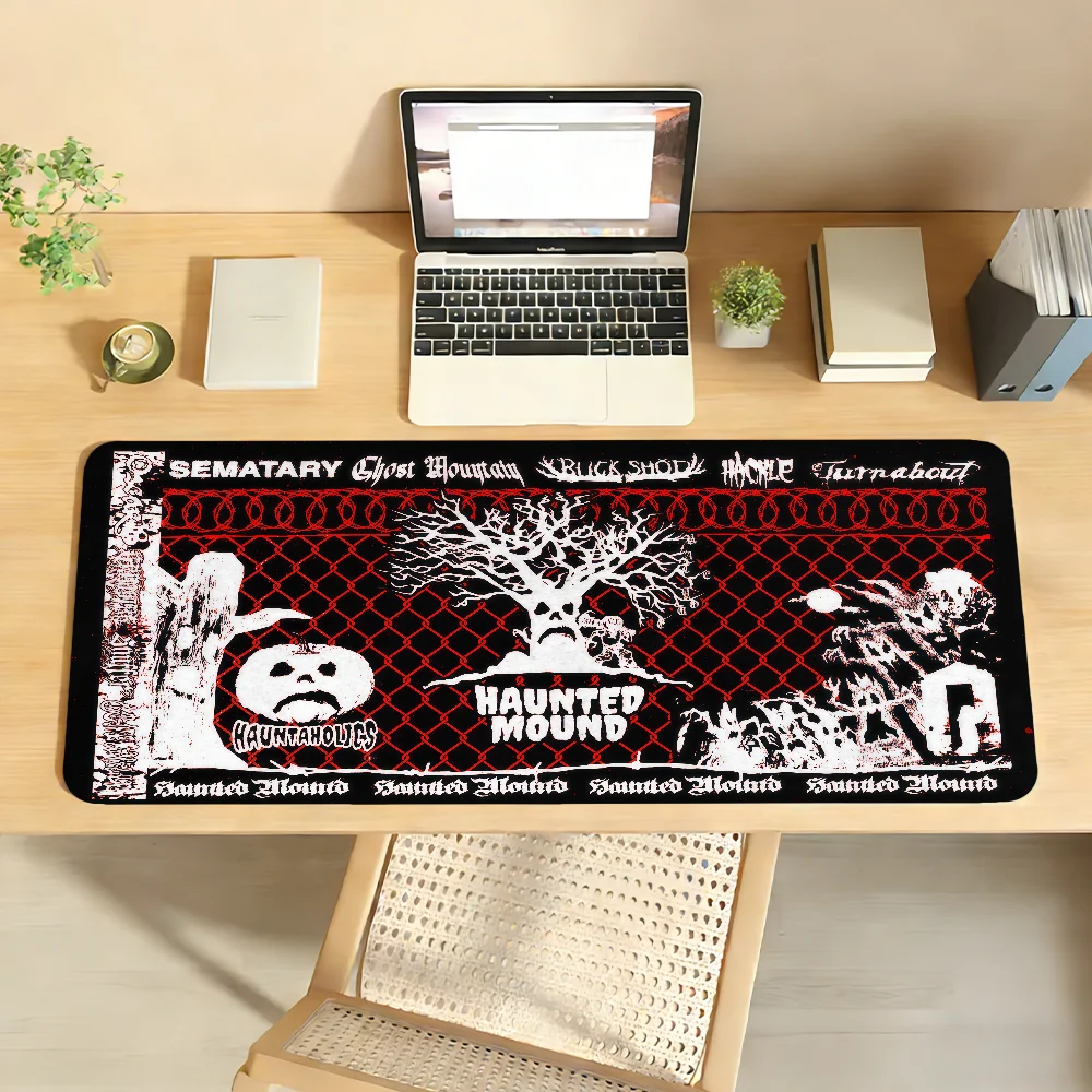 Sematary Haunted Mound Harold Mouse Pad For Office Gaming And Keyboards Non-Slip Large Waterproof