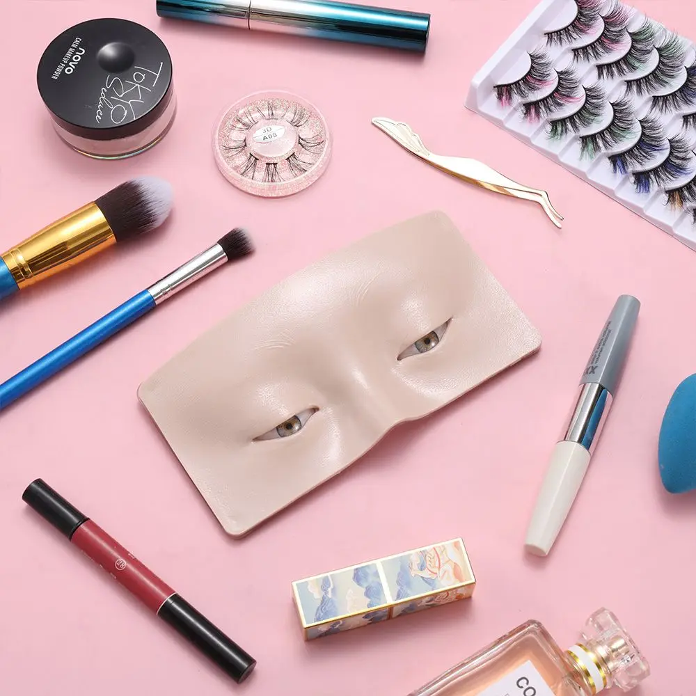 لوحة تدريب مكياج على ممارسة الجلد، لوحة تدريب مكياج للوجه لممارسة المكياج، أداة مساعدة مثالية