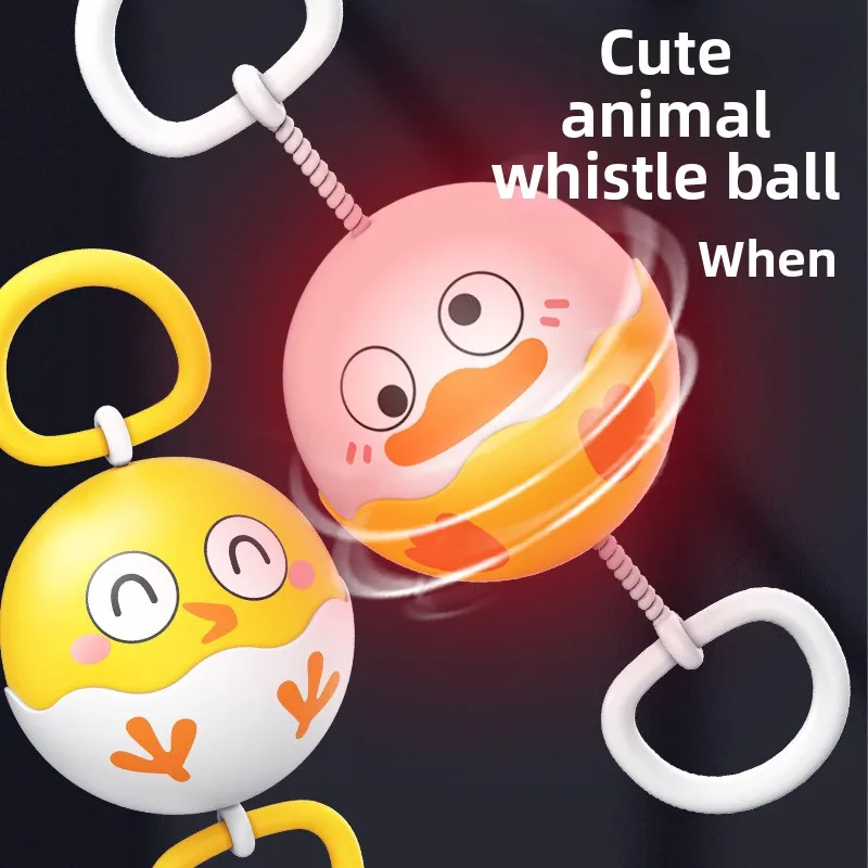 Luminous Whistle Ball Pull Line Ball Boy Finger Exercise Puzzle Hand-eye Coordination Hot-selling Toys