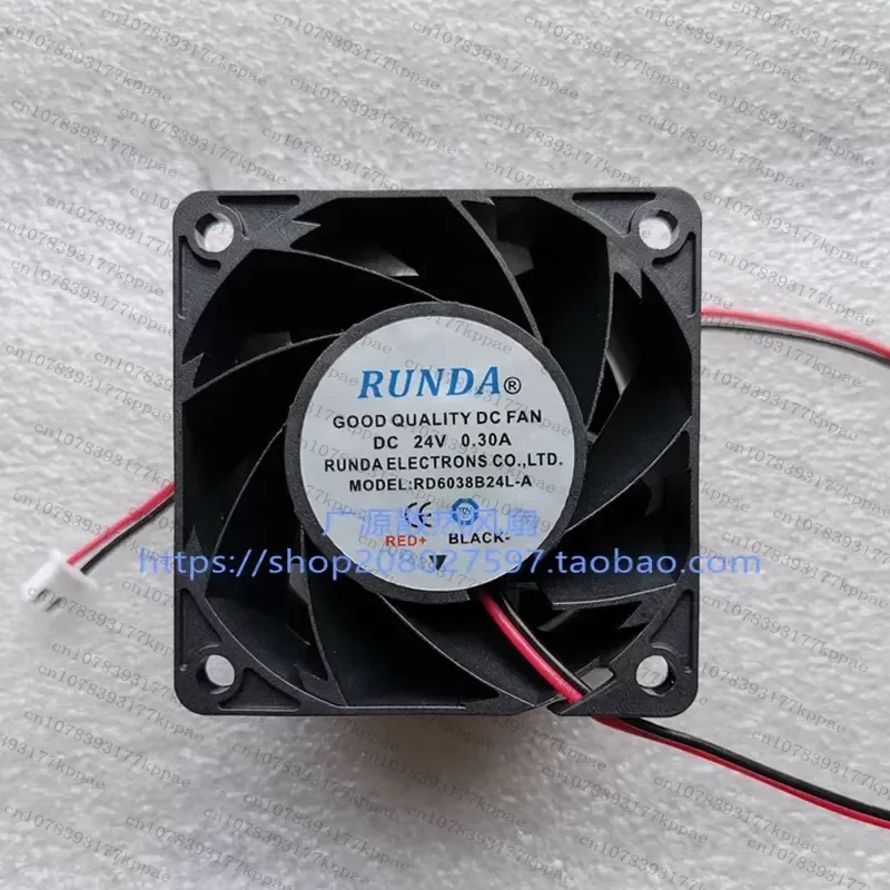 1PCS for RD6038B24L-A DC24V 0.30A 6cm Large Air Volume Inverter Cooling Fan