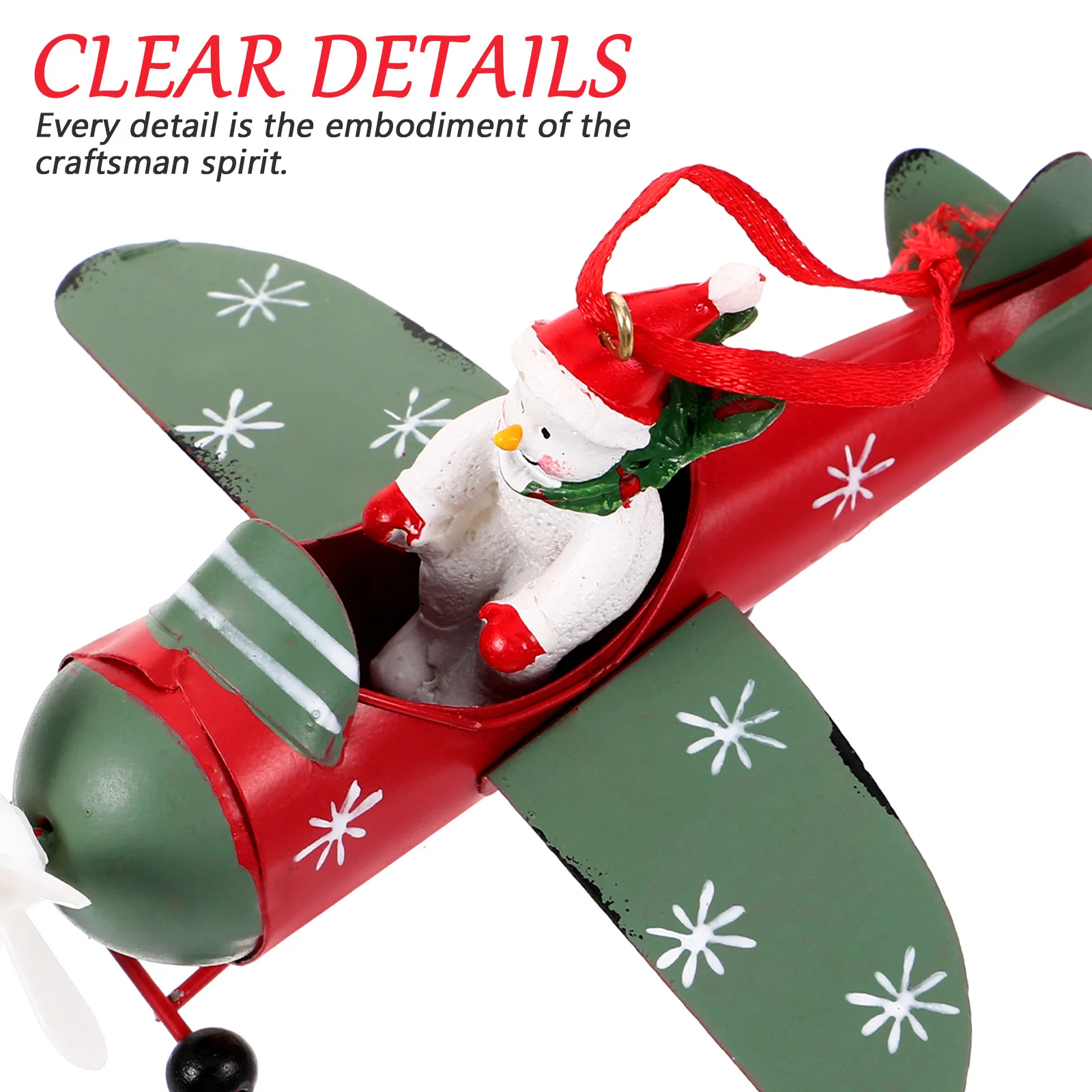 

Christmas Hanging Decoration Snowman Aircraft Lovely Xmas Tree Pendant Party Favor Winter Holiday Hanging Ornament Decor