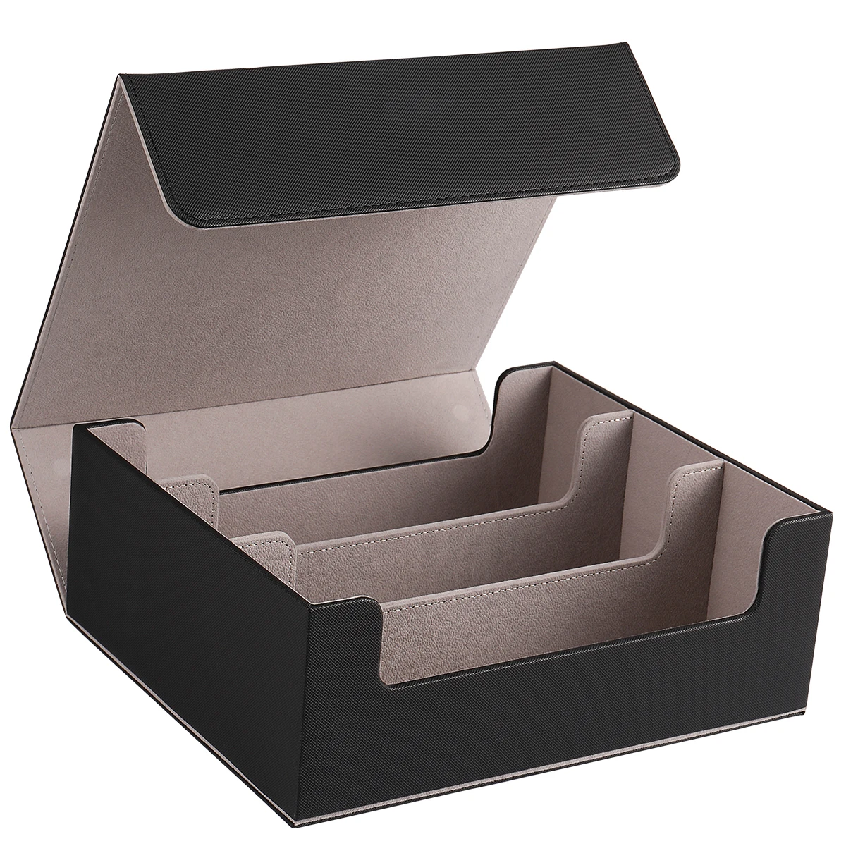 Karten-Aufbewahrungsbox mit mehreren Trennwänden, Argonomie-Kartendecks zur Organisation und Organisation Ihrer Strategiekartendecks