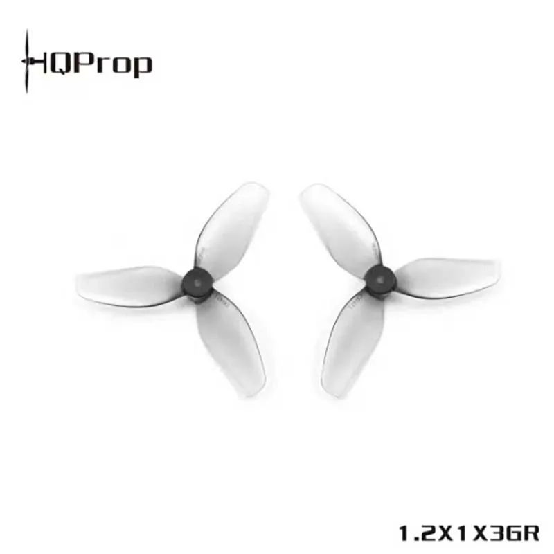 HQProp Ultralight 1.2x1x3 31MM 3‑Blade Whoop Propeller 1mm Shaft 2CW+2CCW  PC Micro FPV Drone Props