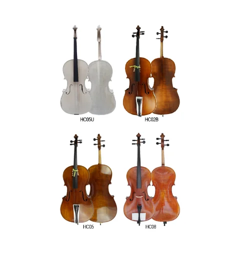 China Wholesale Factory Price Wholesale Different Grade Hand Painted Varnish Cello String Music Instrument For Sale