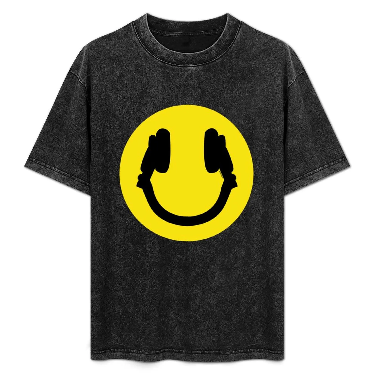 

Smile DJ T-Shirt Sports Casual Short Sleeve Cotton Tee