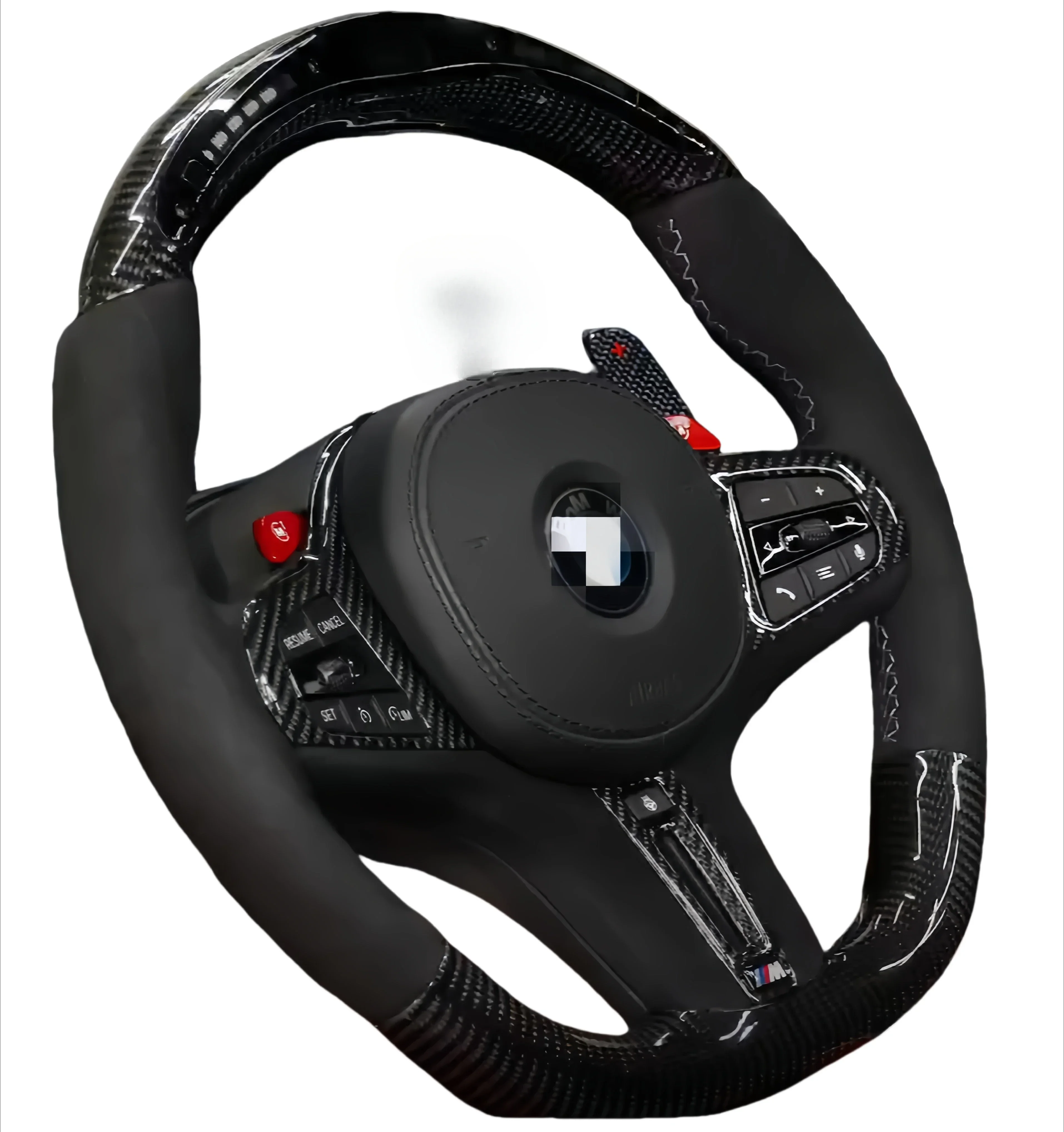 

real carbon fiber steering wheel Upgraded and modified custom steering wheel cover
