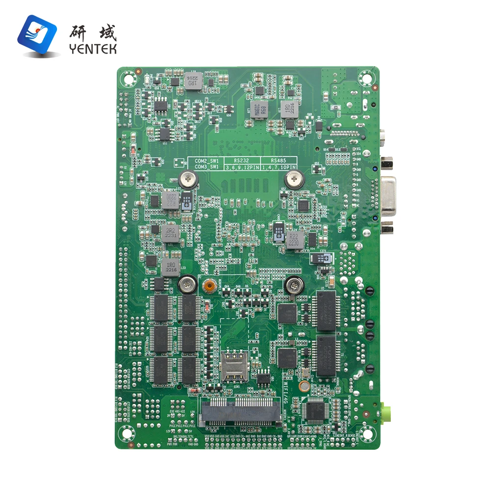 In stock 3.5 Inch Sbc EPIC J6412 Quad Core Mainboard GPIO DDR4 MSATA VGA HD LVDS Mini Fanless Industrial Motherboard