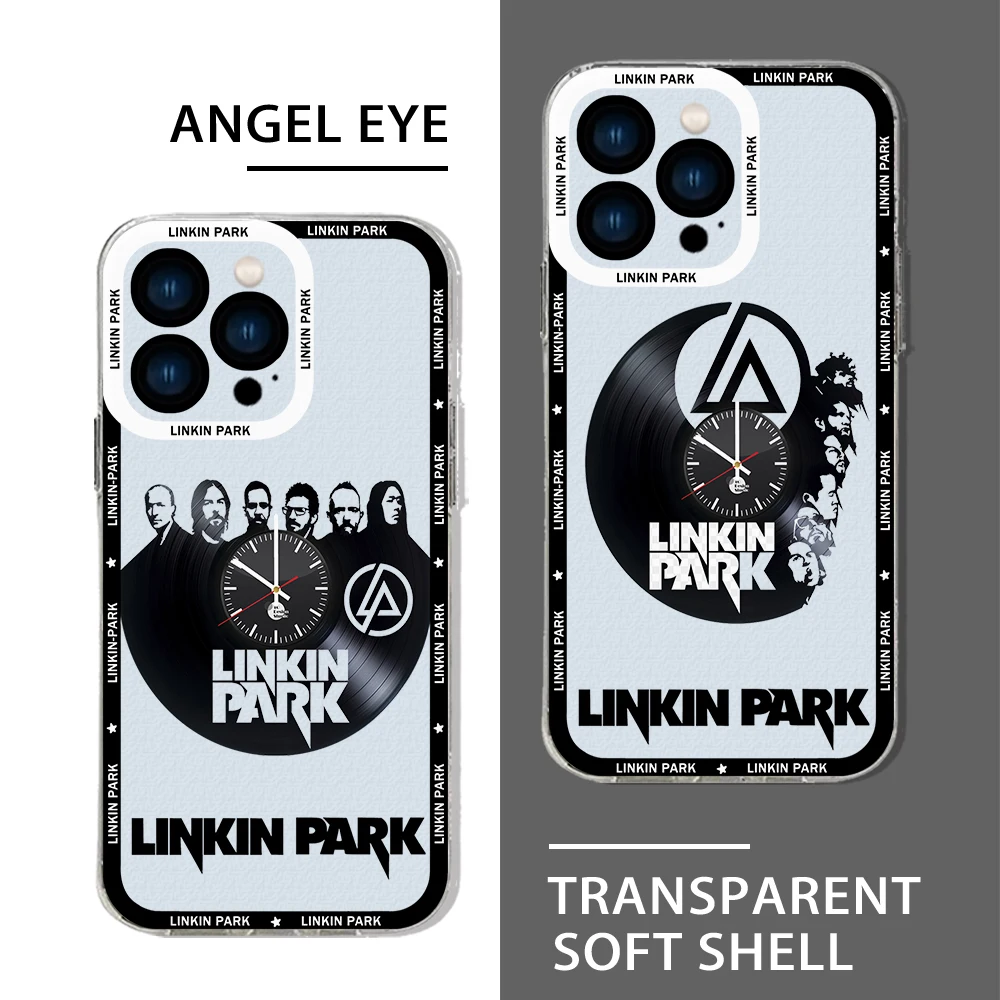 Famous Band Clear Case For Samsung A73 A72 A71 A55 A52 A51 A50 A42 A35 A33 A32 A31 A30 A24 A23 A22 5G L-Linkins P-Parks Cover