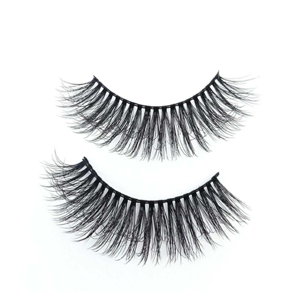 ขนตาปลอมแบบเต็มแถบ ฟู หนา ยาว งอน ดูเป็นธรรมชาติ ขนตาปลอมแบบมิงค์รัสเซีย สำหรับงานปาร์ตี้และแต่งหน้าประจำวัน