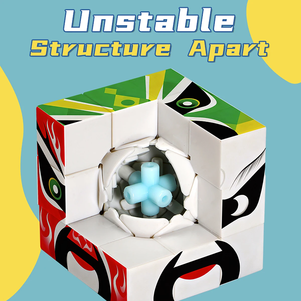 ลูกบาศก์มายากล 3x3x3 หมุนเร็ว พิมพ์ลาย UV เปลี่ยนหน้าได้ ช่วยคลายเครียด ปริศนาเกมระดับมืออาชีพ ของเล่นเด็ก ของขวัญ