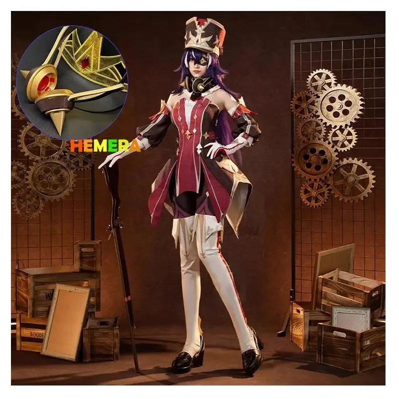 Hevruse Cosplay costume Genshin Impact Full Set Horse Fountain Hat Shoes Halloween Xmas Christmas New Year