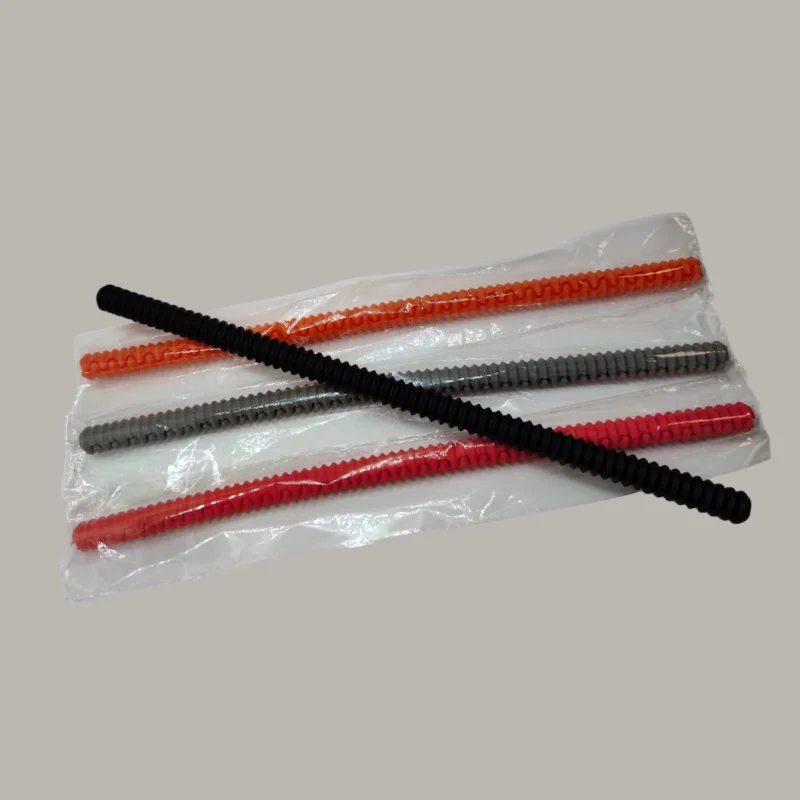 Silicone Threaded Heat Resistant Oven Rack Edge Protector Guard Cover Microwave Oven Anti-Hot Bar Kitchen Baking Accessories 1pc