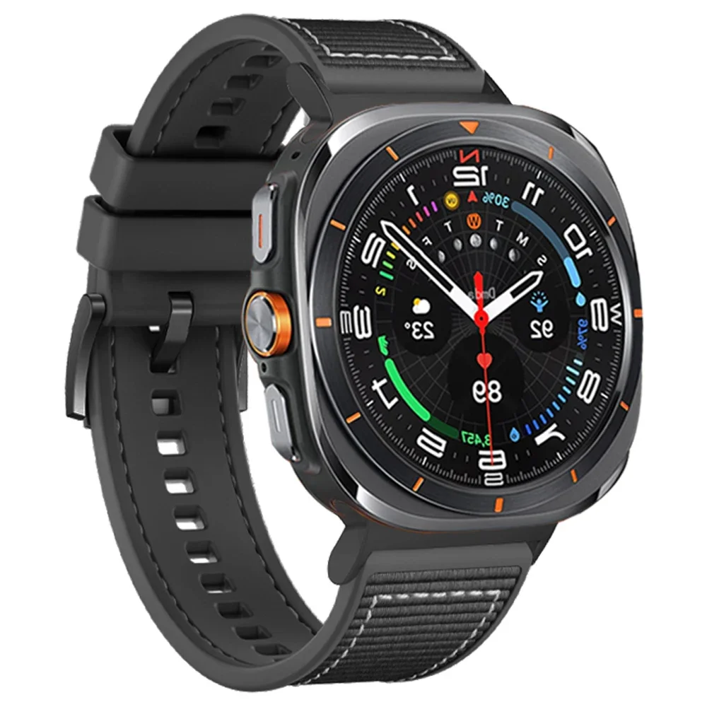 Composite Sports Nylon Watch Strap For Samsung Galaxy Watch Ultra Band For Galaxy Watch 7 Ultra 47mm Bracelet Belt Accessorie