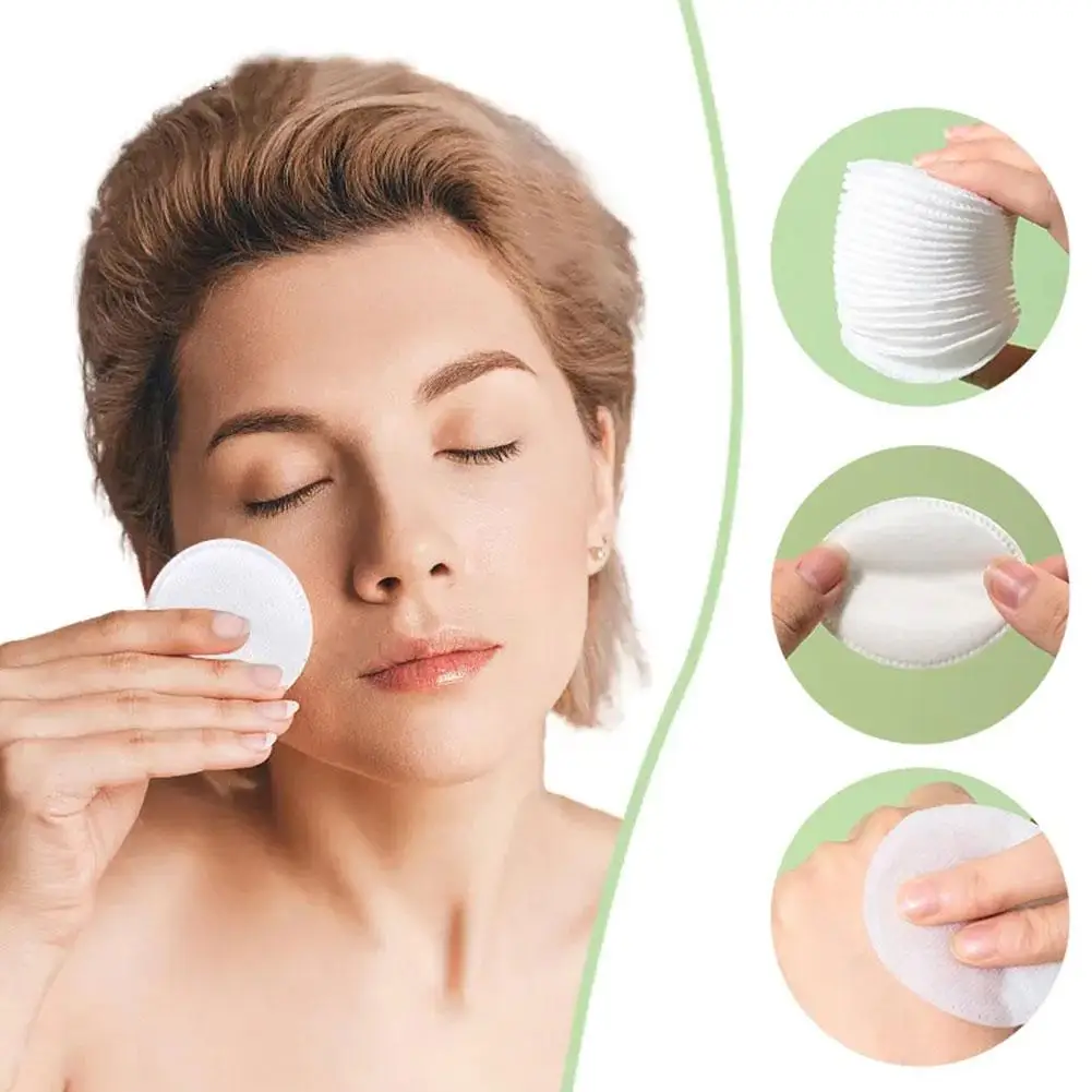 NEW High-end 100Pcs/pack Facial Make Up Cosmetic Cotton Pads Pearl Pattern Cleansing And Makeup Removal Cotton Tablets Tool