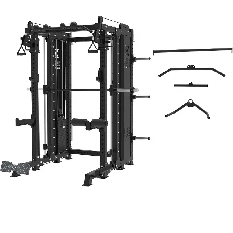 High quality Gym Equipment  / Multi-functional Smith Machine / Power Rack